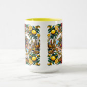 Sicilian Trinacria Design  マグカップ (中央)