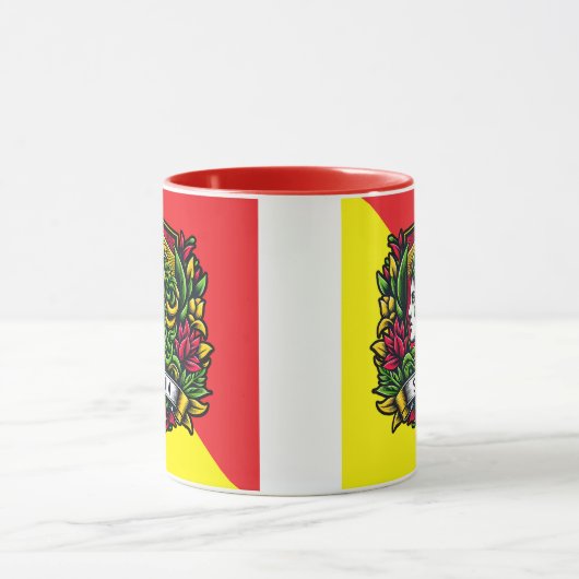 Sicilian Trinacria   Mug マグカップ (中央)