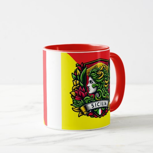 Sicilian Trinacria   Mug マグカップ (正面右)