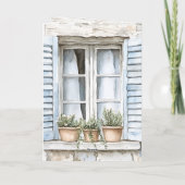 Sicilian Window Plants Thinking of you カード (裏面)