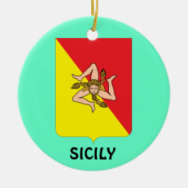 SICILY*のカスタムなクリスマスのオーナメント セラミックオーナメント