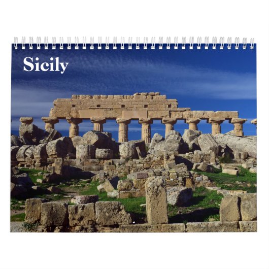 Sicily 2023 calendar カレンダー (カバー)