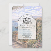 Sicily Coast Italian Themed Bridal Shower 招待状 (正面)