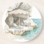 Sicily Italian Ocean Coast コースター (正面)