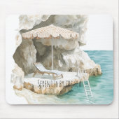 Sicily Italian Ocean Coast マウスパッド (正面)