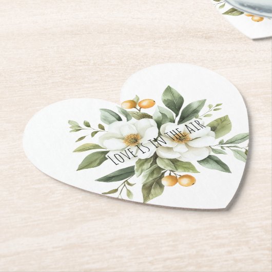 Sicily Italian Rustic Blue Stripes Bridal Shower ペーパーコースター (アングル)