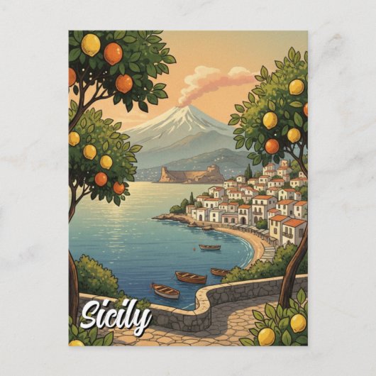 Sicily Italy ポストカード (正面)