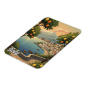 Sicily Italy マグネット (左側)