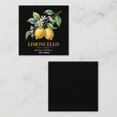 Sicily Italy Proud Sicilian Fresh Italian Lemons  スクエア名刺 (正面/裏面)