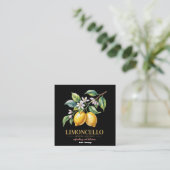 Sicily Italy Proud Sicilian Fresh Italian Lemons  スクエア名刺 (スタンド正面)