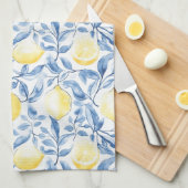 Sicily Rustic Brown Stripes  キッチンタオル (四つ折り)