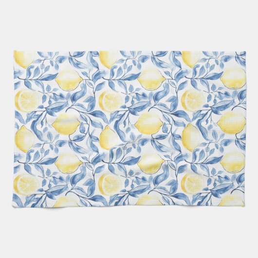 Sicily Rustic Brown Stripes  キッチンタオル (横)