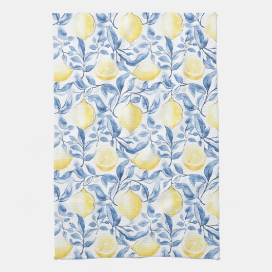 Sicily Rustic Brown Stripes  キッチンタオル (縦)