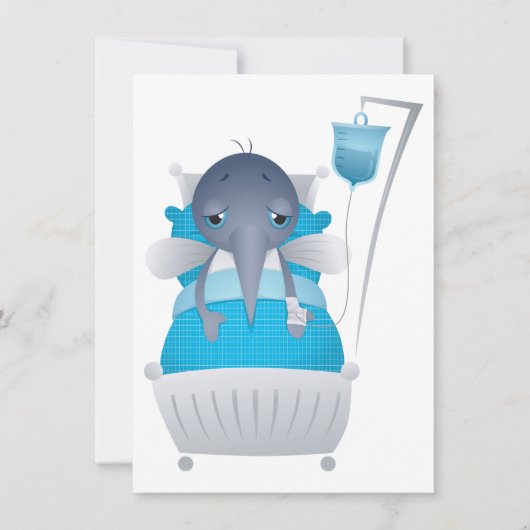 Sick Mosquito Note Card ノートカード (正面)