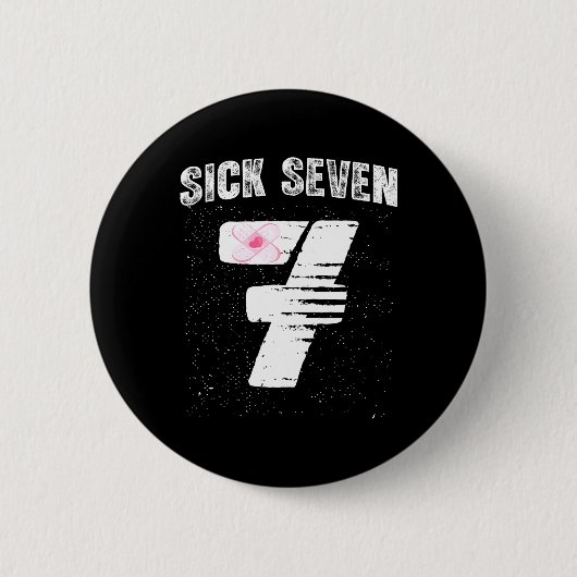 Sick Seven 67 Halloween Costume  缶バッジ (正面)