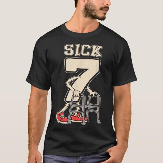 Sick Seven Meme 67 Funny Sick 7 Seven With A Chrom Tシャツ (正面)