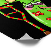 Sick Seven Meme 67 Six Seven Santa Hat Christmas P ポスター (角)