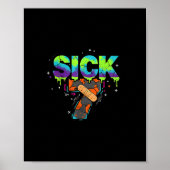 Sick Seven Meme Graffiti Drip Fun Wordplay  ポスター (正面)