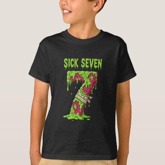 Sick Seven Meme Shirt Six Seven Funny Wordplay Dri Tシャツ (正面)