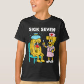 Sick Seven Meme Six Seven Sick 7 Funny Nurse Women Tシャツ (正面)