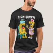 Sick Seven Meme Six Seven Sick 7 Funny Nurse Women Tシャツ (正面)