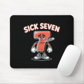 Sick Seven Meme Tee Six Seven Fun Wordplay _5  マウスパッド (マウス)