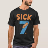 Sick Seven Meme Tee Six Seven Fun Wordplay Tシャツ (正面)