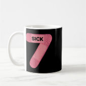 Sick Seven Meme Tee Six Seven Funny Wordplay  コーヒーマグカップ (左)