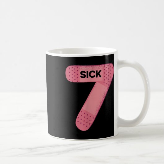 Sick Seven Meme Tee Six Seven Funny Wordplay  コーヒーマグカップ (右)