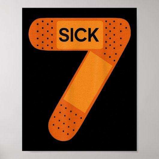 Sick Seven Meme Tee Six Seven Funny Wordplay _1  ポスター (正面)
