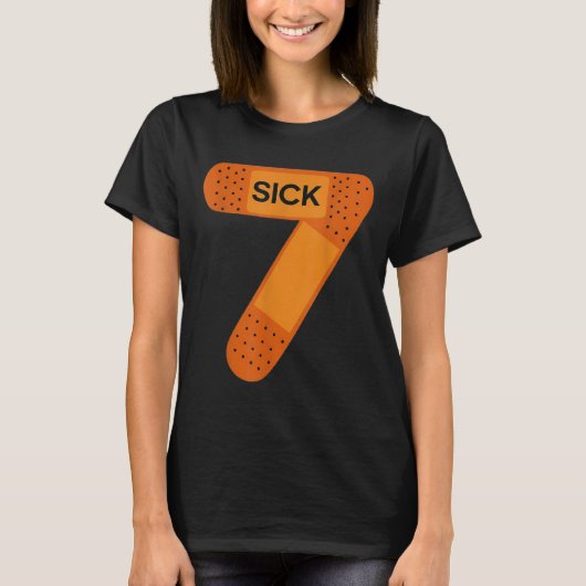 Sick Seven Meme Tee Six Seven Funny Wordplay _1  Tシャツ (正面)