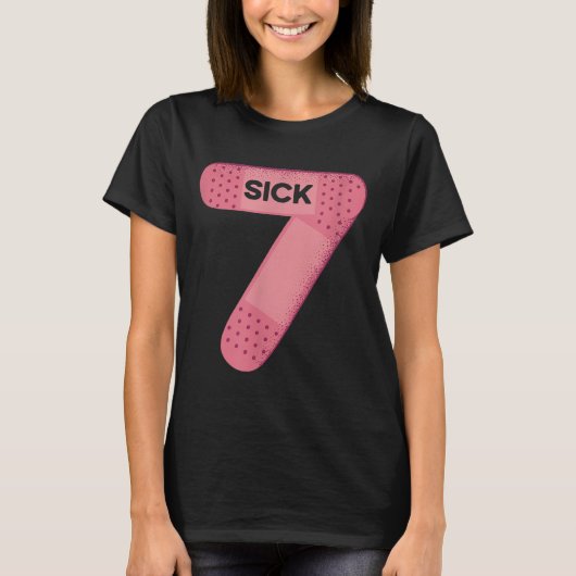 Sick Seven Meme Tee Six Seven Funny Wordplay  Tシャツ (正面)