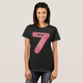 Sick Seven Meme Tee Six Seven Funny Wordplay  Tシャツ (正面フル)