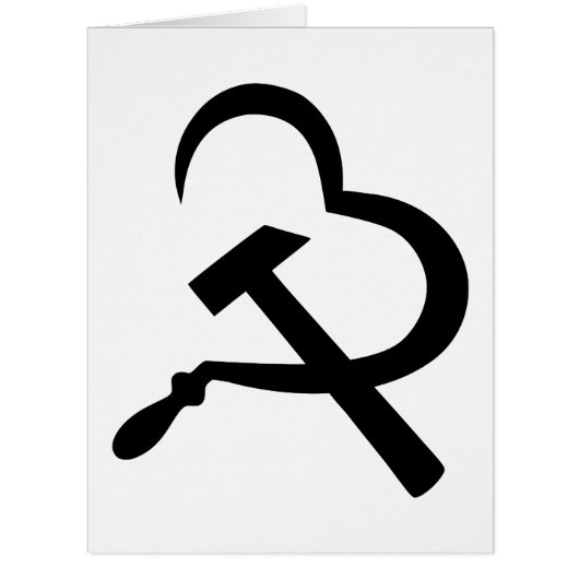 Sickle And Hammer, Heart, Love, Communism (正面)