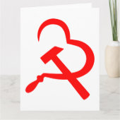 Sickle And Hammer, Heart, Love, Communism カード (正面)