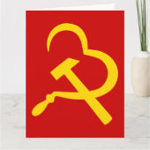 Sickle And Hammer, Heart, Love, Communism カード (正面)