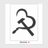 Sickle And Hammer, Heart, Love, Communism シール (シート)