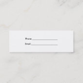 SICPの盛り土ブランクの名刺 スキニー名刺 (裏面)