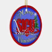 SICUの外科集中治療室のクリスマスのオーナメント セラミックオーナメント (右)