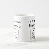 SIDの定期テーブル名の重複 コーヒーマグカップ (中央)