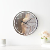 Siddhartha Gautamaの写真 ラージ壁時計 (ホーム)