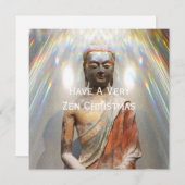 Siddhartha Gautamaの彫像 招待状 (正面/裏面)