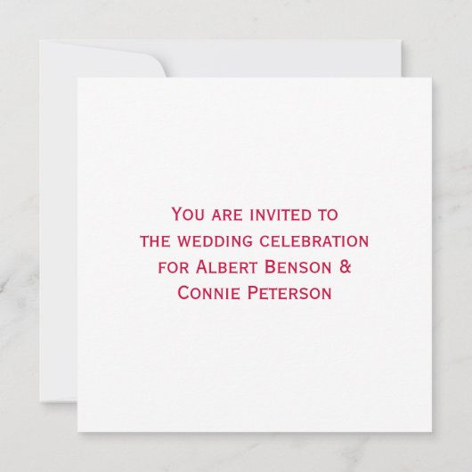 Siddhartha Gautamaの彫像 招待状 (裏面)