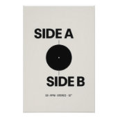 Side A - Side B - Vinyl - Poster ポスター (正面)