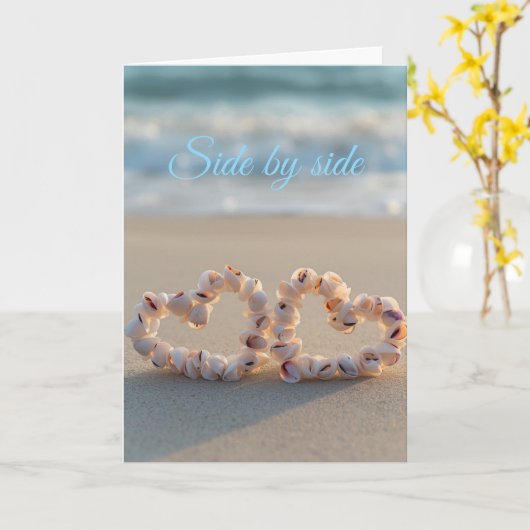 Side by side カード (黄色い花)