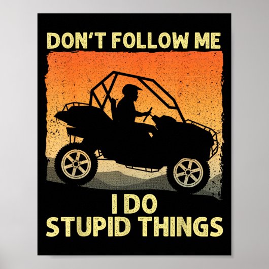 Side-by-side Design For Men Women Utv Atv Sxs Off  ポスター (正面)