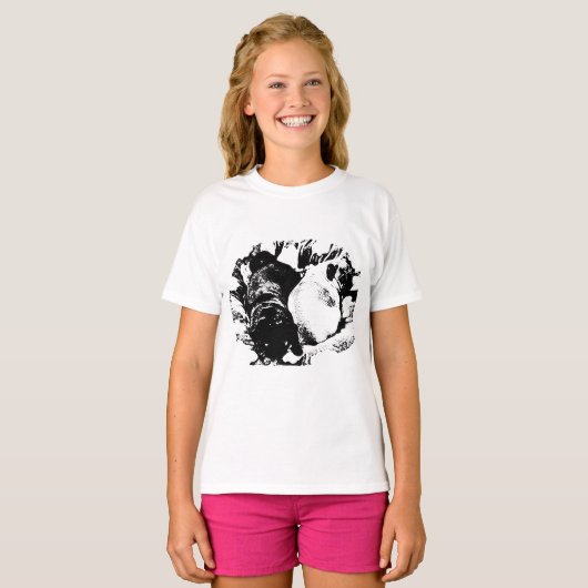 Side-by-Side Pugs at Rest Tシャツ (正面フル)