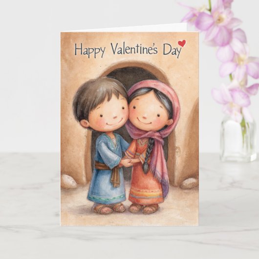 Side by Side Valentine Card カード (蘭)