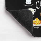 Side Chick,funny Thanksgiving Dishes Gift Tee Men  マウスパッド (コーナー)