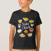 Side Chick,funny Thanksgiving Dishes Gift Tee Men  Tシャツ (正面)